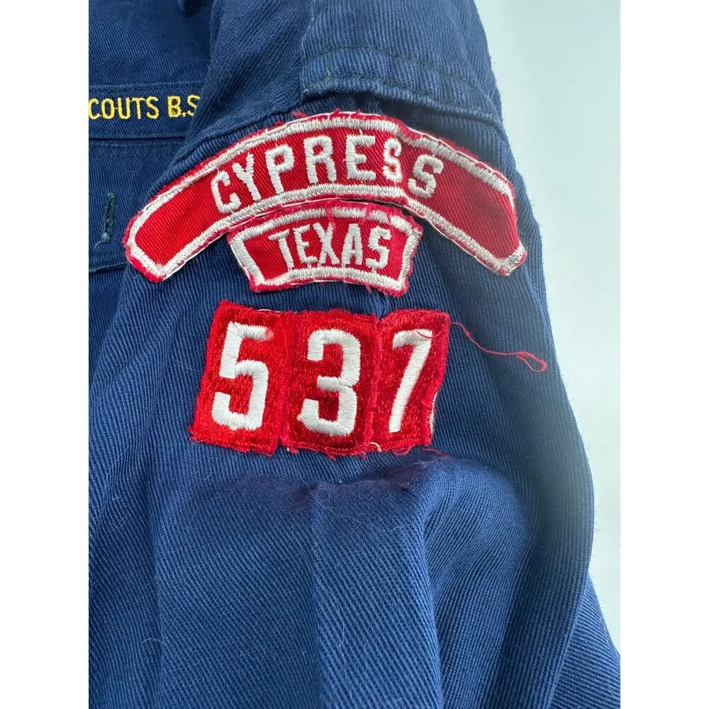 Vintage Boy Scouts BSA Uniform Lot Shirt Pants Hat Belt Scarf Youth Costume